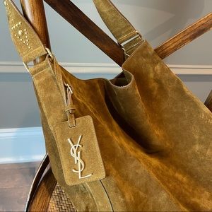 YSL Yves Saint Laurent Boho Hobo Shoulder Bag
